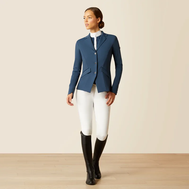 Ariat Ladies Meridian Show Jacket - Dark Denim-3